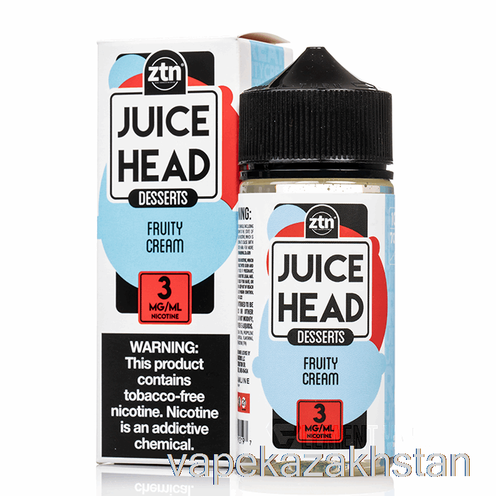 Vape Kazakhstan Fruity Cream - Juice Head - 100mL 3mg